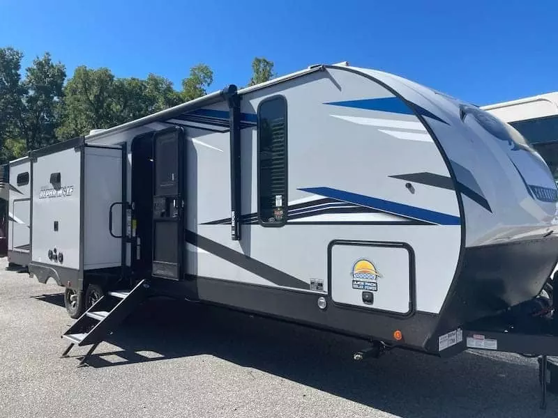 Travel Trailers For Families Travel Trailers for a Family of 6 Cherokee Arctic Wolf 327MB Interior