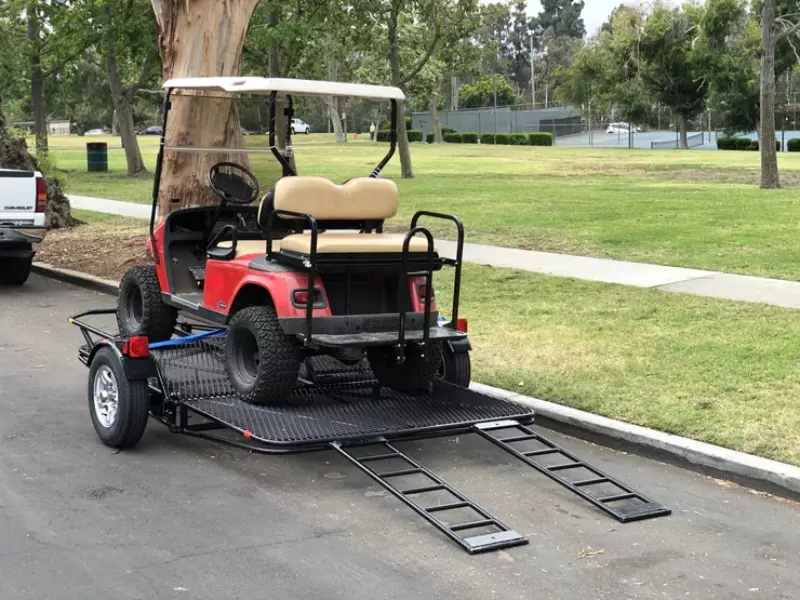 RV Golf Cart Carrier Construction Method