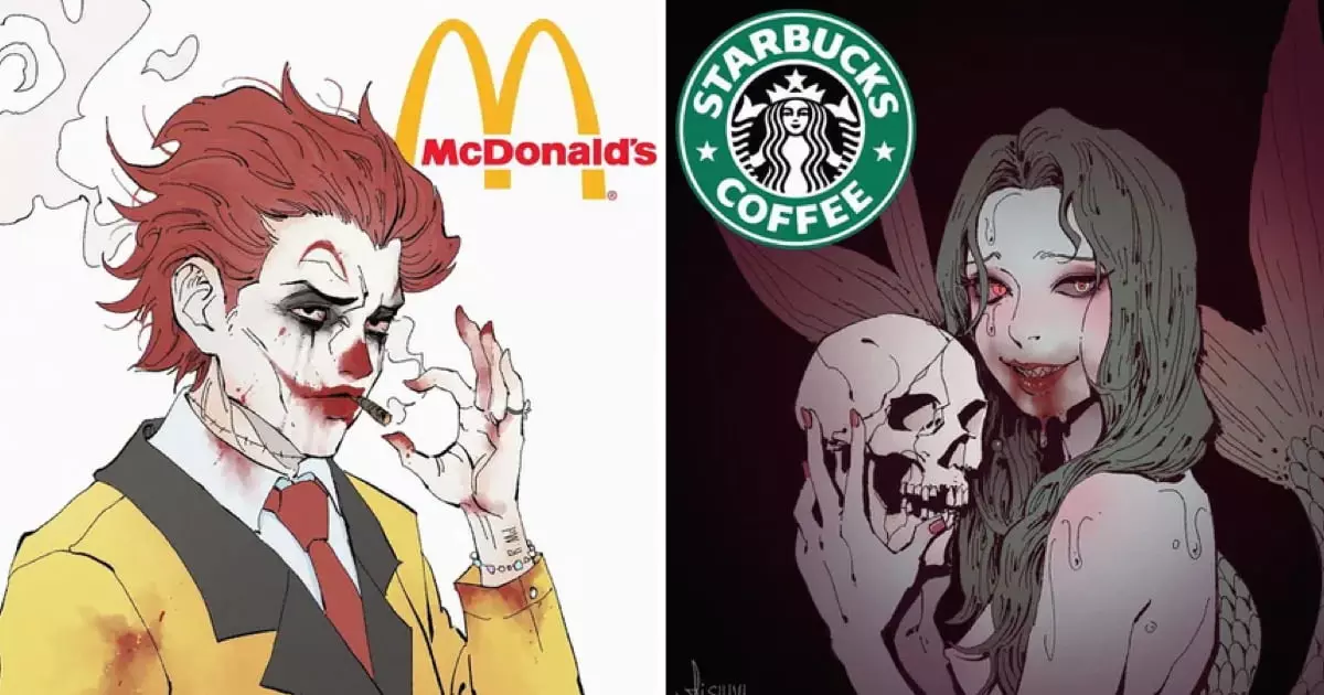 Artist Brilliantly Illustrates Fast Food Mascots As Villains