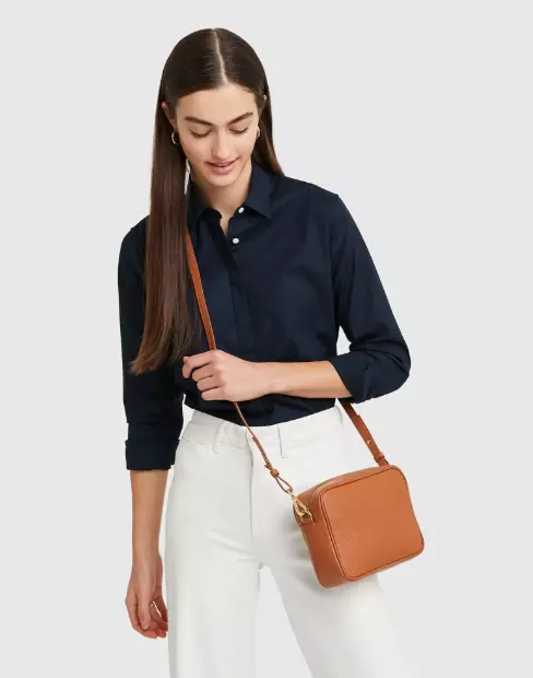 Quince | Italian Leather Crossbody Bag