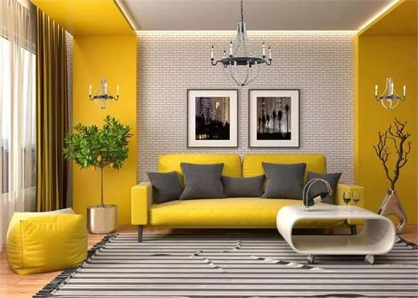 Yellow - positive colors for home