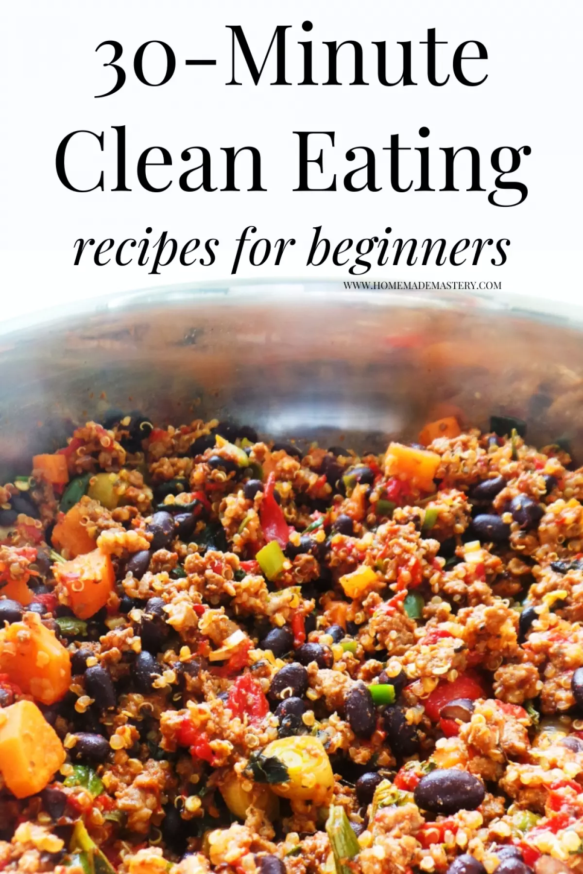 Start eating healthy with these easy clean eating recipes suitable for beginners and more experienced cooks alike! The collection includes healthy lunch and dinner ideas that you can make in 10-30 minutes.