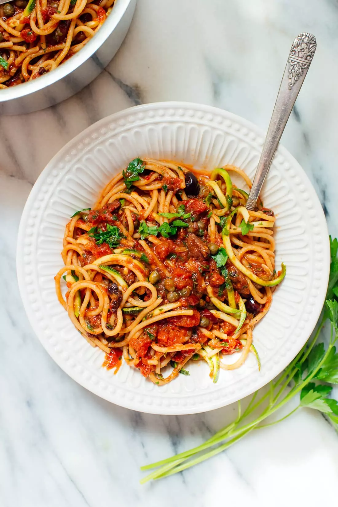 Vegan Spaghetti alla Puttanesca