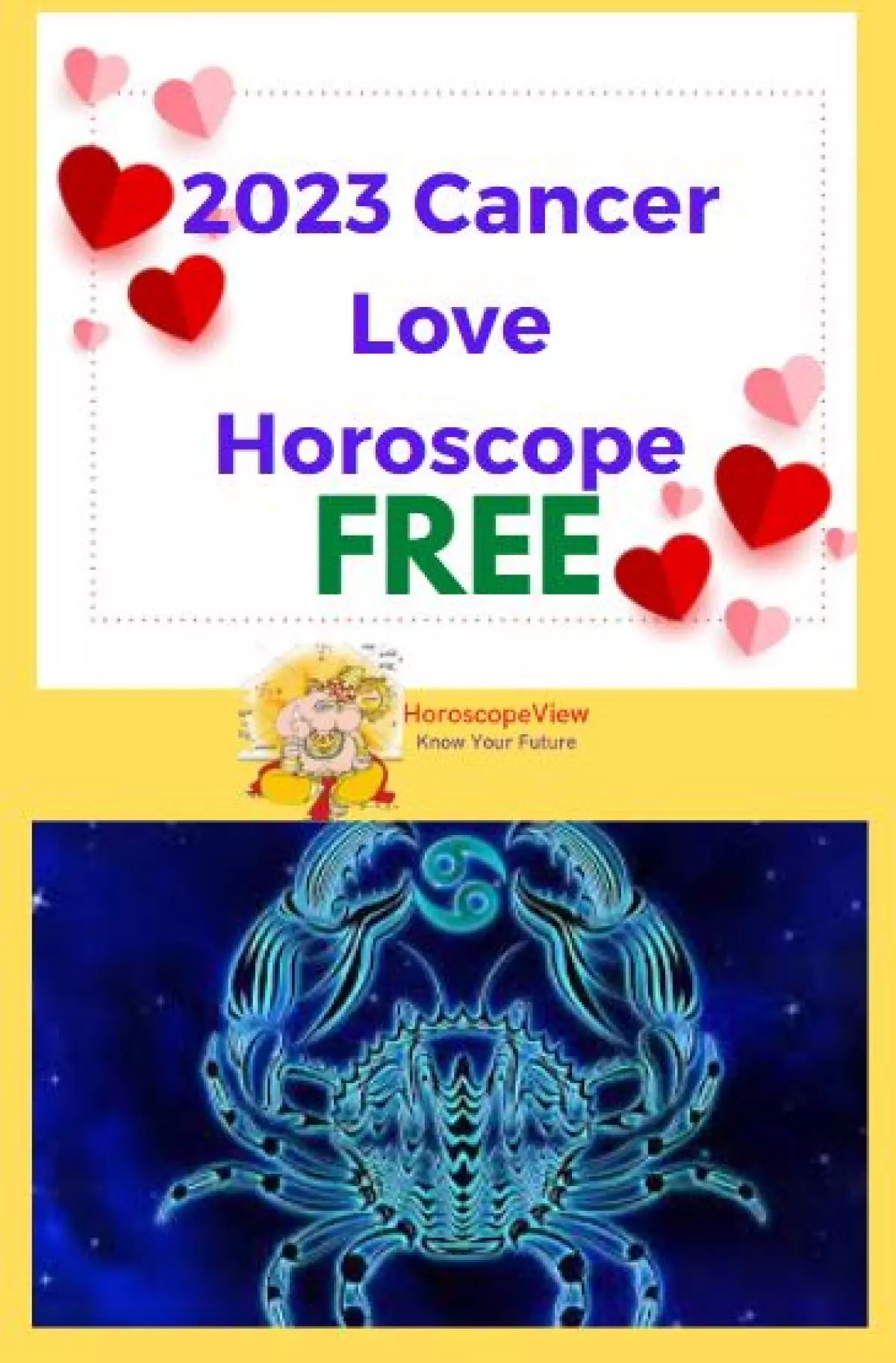 Cancer love horoscope 2023