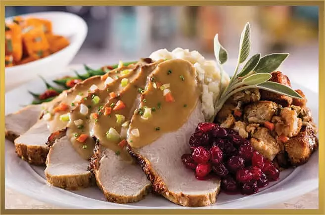 The Capital Grille Thanksgiving Meal