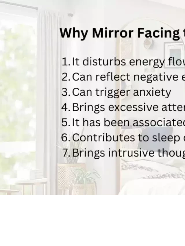   Why Having a Mirror Facing Your Bed Can Disrupt Your Sleep
